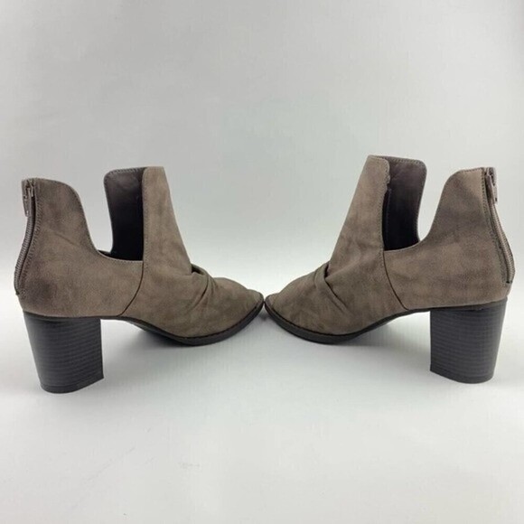 Comfort Est. 1946 Ankle Boots Womens Size 9 Peep Toe Heeled Ladies Zipper Boots - Picture 5 of 12